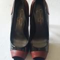 Jessica Simpson Shoes | Jessica Simpson Shoes Nwot | Color: Black/Orange | Size: 9.5