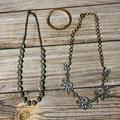 J. Crew Jewelry | J. Crew Unsigned Lot - Necklaces + Brulee Bracelet | Color: Gold/Silver | Size: Os