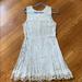 Free People Dresses | Free People Beaded White Dress | Color: Silver/White | Size: 10
