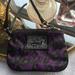 Coach Bags | Coach Purple Ocelot Animal Leopard Print Wristlet | Color: Black/Purple | Size: Os