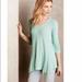 Anthropologie Tops | New Anthropologie Left Of Center Slubbed Tee S | Color: Green | Size: S