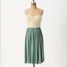 Anthropologie Dresses | Anthropologie Gathering Breeze Lace Dress By Lil 4 | Color: Cream/Green | Size: 4