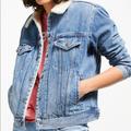 Levi's Jackets & Coats | Levi’s Ex Boyfriend Sherpa Denim Jacket | Color: Blue | Size: Xs