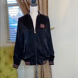 Lularoe Jackets & Coats | Exclusive Lularoe Supply Bomber Jacket | Color: Black | Size: S