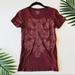 Columbia Tops | Columbia Burgundy Boho Graphic Short Sleeve Tee | Color: Purple/Red | Size: Xs