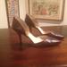 Michael Kors Shoes | Micheal Kors D' Orsay Burgundy Leather Heels 9.5 | Color: Brown/Red | Size: 9.5