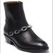 Coach Shoes | Coach Allen Leather Chain Bootie | Color: Black/Silver | Size: 6