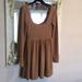 Free People Dresses | Free People Gold Metallic Stretchy Dress. Size S | Color: Gold | Size: S