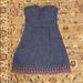 American Eagle Outfitters Dresses | American Eagle Outfitters | Strapless Denim Dress | Color: Blue | Size: 4
