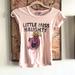 Urban Outfitters Tops | Little Miss Naughty Junk Food Premium Stretch Bodycon Baby Tee Ss T-Shirt Top S | Color: Pink | Size: S