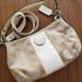 Coach Bags | Coach Signature Stripe Shoulder/Crossbody | Color: Cream | Size: 7h X 11w X 2d