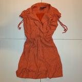 Anthropologie Dresses | Anthropologie Maeve Orange Print Sleeveless Dress | Color: Orange | Size: Xs