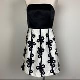 Lilly Pulitzer Dresses | Lilly Pulitzer Strapless Ribbon Bow Dress | Color: Black/Cream | Size: 6