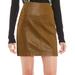 Free People Skirts | Free People Modern Femme Faux Suede Skirt Cedar 0 | Color: Brown | Size: 0