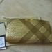 Burberry Bags | $625 Burberry "Alvington" Grain Check Wallet | Color: Gold | Size: Os
