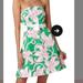 Lilly Pulitzer Dresses | Lilly Pulitzer Amberly Strapless Dress | Color: Green/Pink | Size: 2