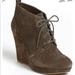 Jessica Simpson Shoes | Jessica Simpson Catcher Suede Bootie 8.5m | Color: Gray | Size: 8.5