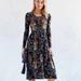 Urban Outfitters Dresses | Ecote Black Paisley Lace-Up Dress | Color: Black | Size: Xs