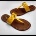 Kate Spade Shoes | Kate Spade Camila Leather Thong Sandal | Color: Yellow | Size: 8