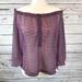 American Eagle Outfitters Tops | American Eagle- Purple Off-Shoulder Chiffon Top, S | Color: Purple | Size: S