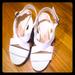 Jessica Simpson Shoes | Jessica Simpson Wedge Sandals | Color: White | Size: 6