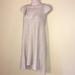 Free People Dresses | Free People Silver Sparkle Dress Pale Nude Dress. | Color: Cream/Silver | Size: L
