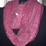American Eagle Outfitters Accessories | Infinity Scarf | Color: Red | Size: Os