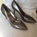 Nine West Shoes | Nine West Heels | Color: Gray/Silver | Size: 7.5