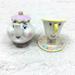 Disney Other | Disney Vintage Mrs. Potts And Chip Figurines | Color: Gray | Size: Osg