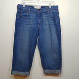 Levi's Jeans | Levi's Capri Cropped Cuffed Hem Jeans Size 12 | Color: Blue | Size: 12