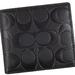 Coach Bags | Coach Signature Embossed Leather Coin Wallet Nwt | Color: Black | Size: Os