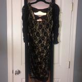Torrid Dresses | Black And Nude Lace Dress | Color: Black/Cream | Size: 1x