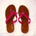Kate Spade Shoes | Kate Spade Charles Flat Sandals In Deep Pink | Color: Pink | Size: 7