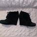 Jessica Simpson Shoes | Jessica Simpson Catcher Wedge Booties | Color: Black | Size: 9.5