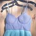 Jessica Simpson Dresses | Jessica Simpson Pleated Jean Top Dress Small | Color: Blue/Green | Size: S