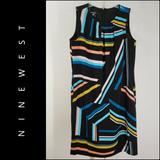 Nine West Dresses | Nine West Women Sleeveless Shift Dress Size 2 | Color: Black | Size: 2