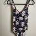 American Eagle Outfitters Tops | American Eagle Floral Bodysuit. | Color: Blue/Pink | Size: M