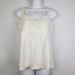 Anthropologie Tops | Anthropologie C. Keer Embroidered Tank Sz S | Color: White | Size: S