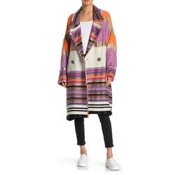 Free People Jackets & Coats | Free People Broad Horizons Striped Coat | Color: Cream/Pink | Size: Xs
