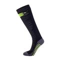 Waterproof socks for Men by OTTER, breathable, windproof socks. Knee length. Ideal for All outdoor (Large, Black - green)