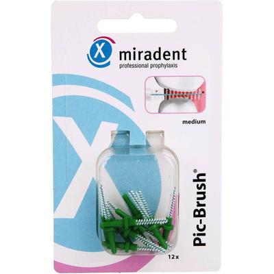 Miradent MIRADENT Interdentalbürste PIC-Brush medium grün 12 Stk