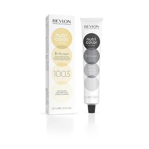 Revlon Professional – Nutri Color Filters 3 in 1 Cream Nr. 1003 – Helles Gold Haartönung 100 ml Hellbraun