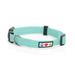 Reflective Teal Puppy or Dog Collar, Medium, Blue