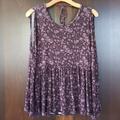 American Eagle Outfitters Tops | Ae V Back Top | Color: Pink/Purple | Size: M