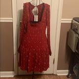 Free People Dresses | Free People Dress Nwt | Color: Black/Red | Size: L