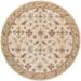 White 36 x 0.39 in Indoor Area Rug - Lark Manor™ BuckHill Floral Handmade Tufted Wool Tan Area Rug Wool | 36 W x 0.39 D in | Wayfair