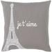 Ophelia & Co. Alwin Ice/White Transitional Pillow Cover Down/Feather in Gray | 22 H x 22 W x 5 D in | Wayfair 8981B9283C3C4188B42F029D7C1BD055