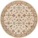 Brown/Yellow 48 x 0.39 in Indoor Area Rug - Lark Manor™ BuckHill Floral Handmade Tufted Wool Tan Area Rug Wool | 48 W x 0.39 D in | Wayfair