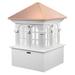 Gracie Oaks Henrika Chesapeake Vinyl Cupola Vinyl/Metal/Copper in White | 36 H x 26 W x 26 D in | Wayfair 321FE05E45954C2C8E38ECD43699DDF0