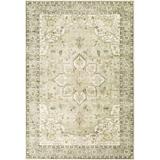 Green/White 30 x 0.39 in Area Rug - Kelly Clarkson Home Noe Oriental Cream/Sage Area Rug Polyester | 30 W x 0.39 D in | Wayfair